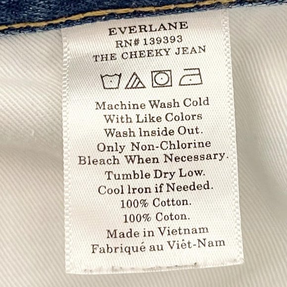 Everlane XS/Small The Cheeky Button Fly Jeans - Picture 4 of 7
